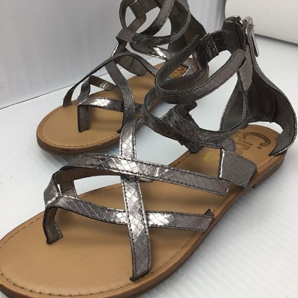 Circus Sam Edelman Bevin Metallic Sandal B12 - Picture 8 of 8